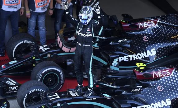 Valtteri Bottas, ganador del GP de Rusia de F1 2020