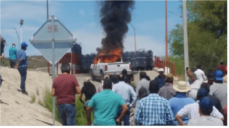 2 muertos; enfrentamiento en Presa La Boquilla, entre Guardia Nacional y manifestantes