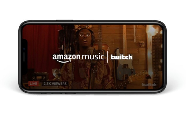 Amazon trae las transmisiones en vivo de Twitch a su aplicación Amazon Music
