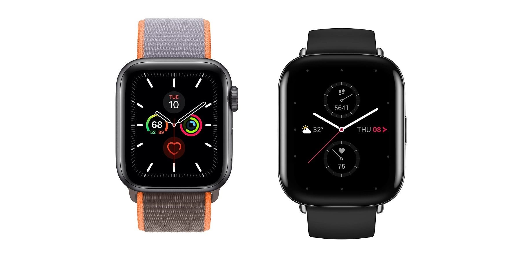 Apple Watch Serie 5 vs.  Zepp E: cómo se compara el nuevo reloj inteligente de Amazfit