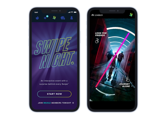 El evento de video interactivo de Tinder, "Swipe Night", se lanzará en los mercados internacionales este mes