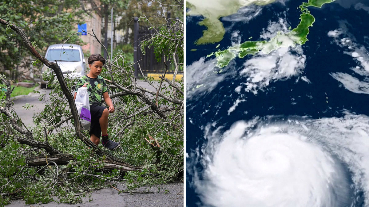 El poderoso tifón Maysak azota las Coreas y desaparece un buque en Japón