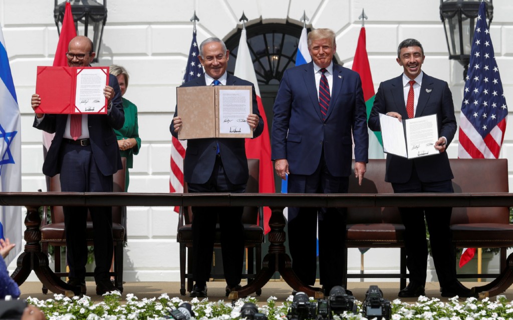 Emiratos Árabes y Baréin firman acuerdos con Israel en EU; nace un ‘nuevo Medio Oriente: Trump