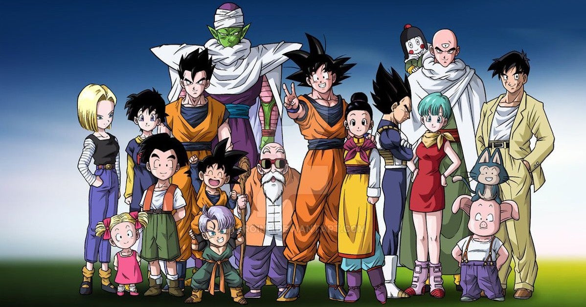 Reunión del equipo de Dragon Ball Super Ending Z Fighters
