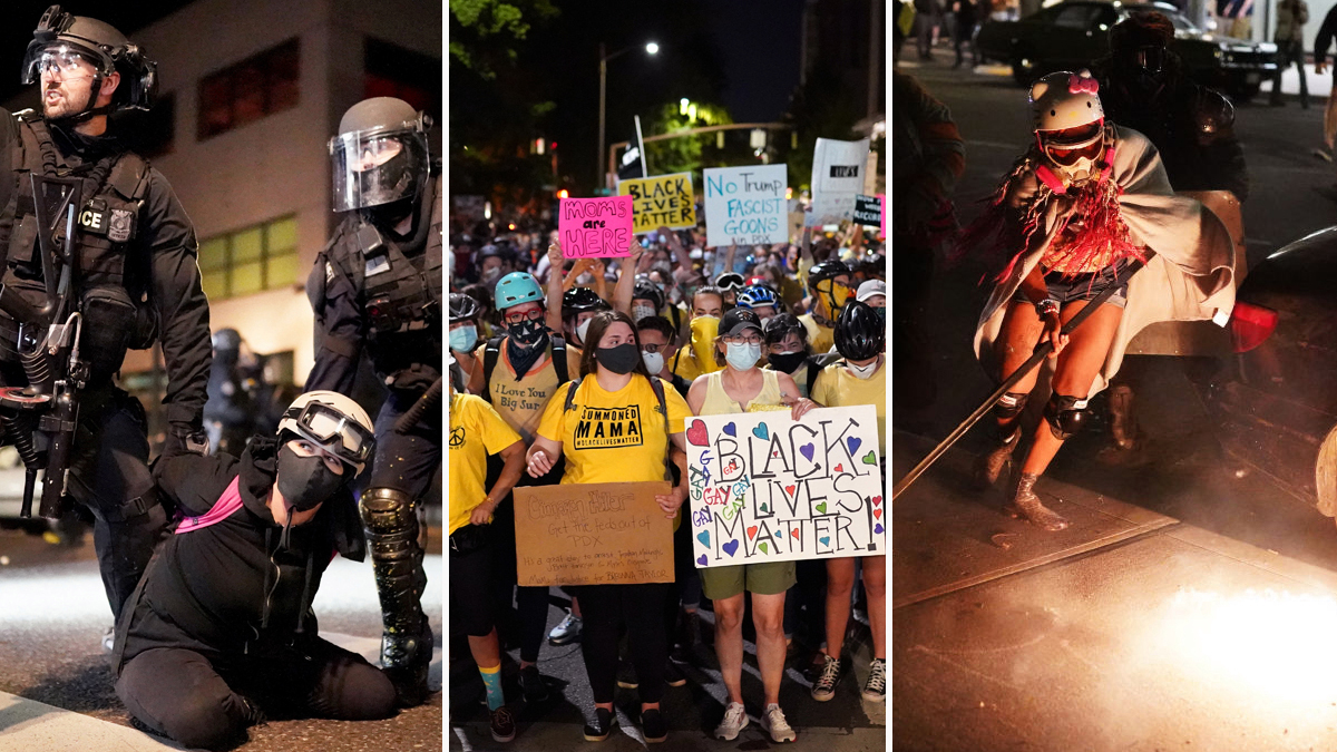 Furia en Portland: 100 días de protestas sin indicios de que  vayan a aplacarse pronto