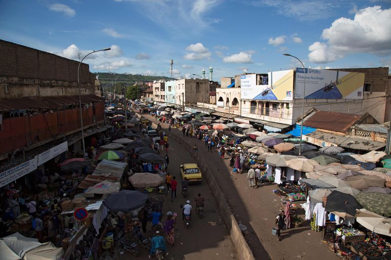 Vista general del mercado de Bamako, Malí, el pasado 26 de agosto.