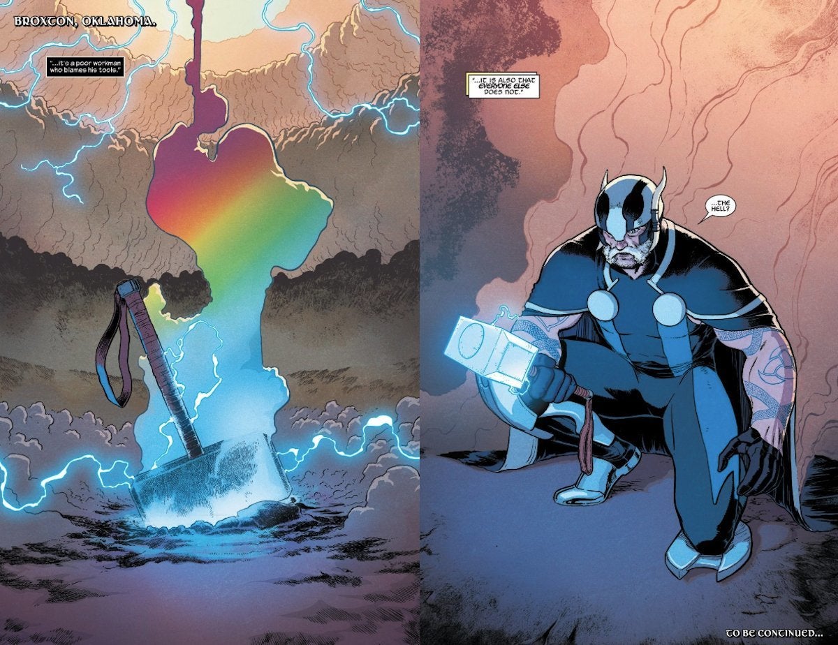 Thor Hammer cambia Mjolnir Powers Spoilers de Marvel Comics