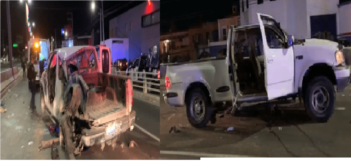 Muere mujer en fatal choque entre dos camionetas, hay 10 heridos empleados de Superama, en Querétaro