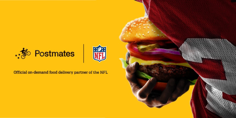 Postmates se convierte en el socio oficial de entrega de alimentos a pedido de la NFL