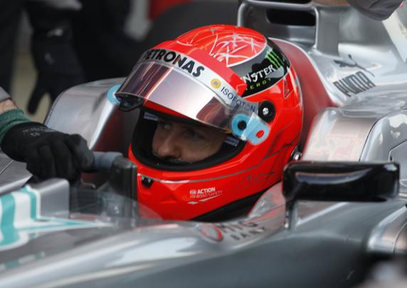 Michael Schumacher, en su época en Mercedes