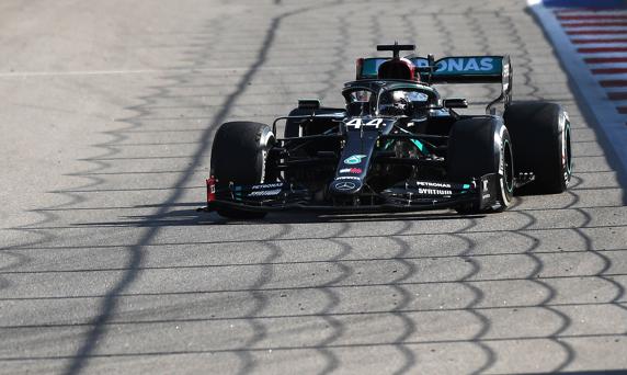 Lewis Hamilton, en el GP de Rusia de F1 2020
