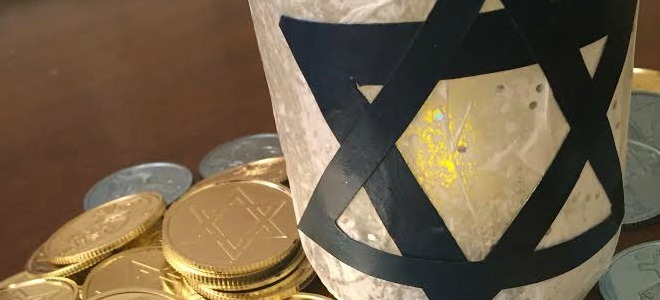 Regalo DIY Hanukkah Mason Jar