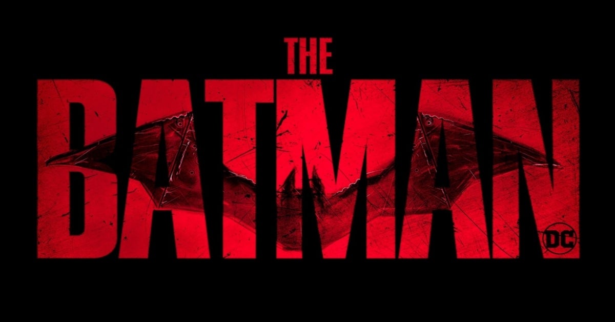 El logotipo de la película de Batman 2021