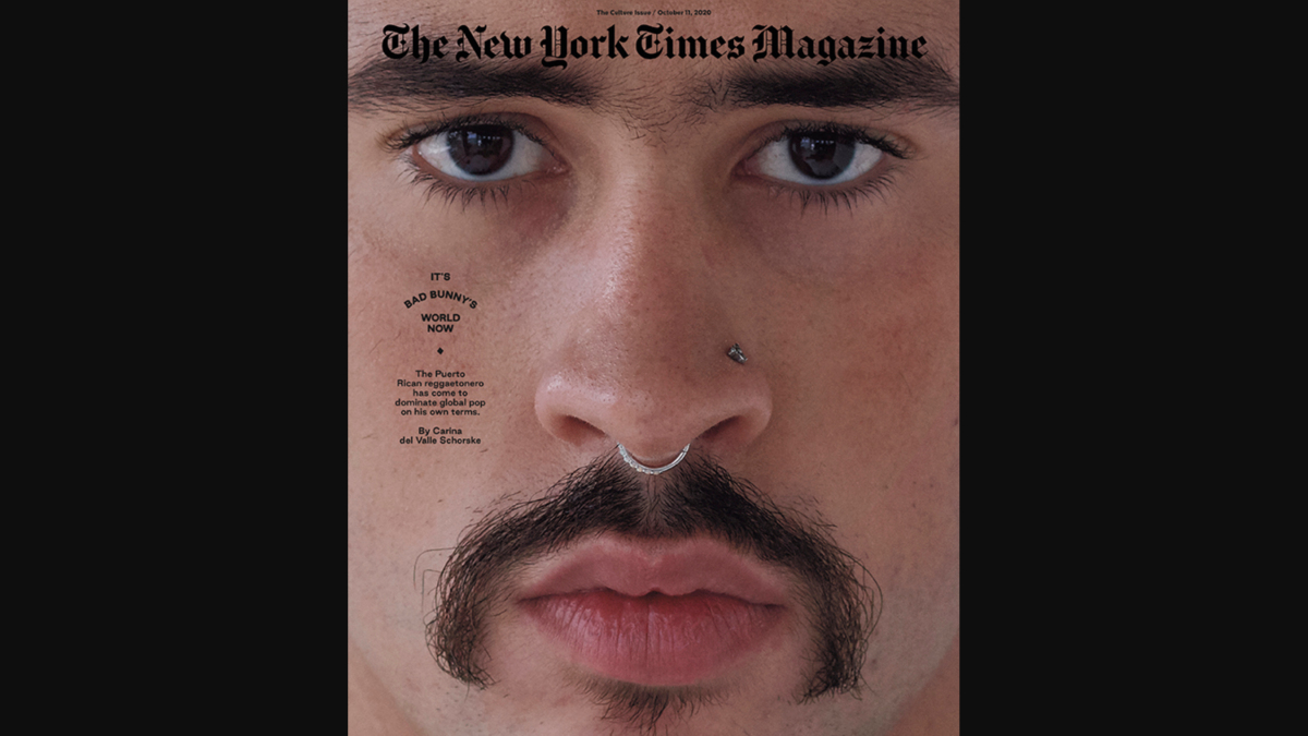 Bad Bunny se cubre de gloria con portada de la revista de The New York Times