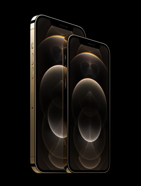 iphone 12 pro y iphone 12 pro max en dorado