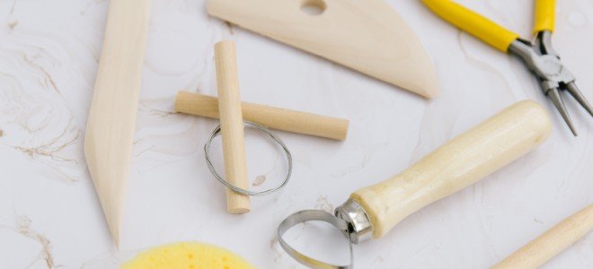 herramientas para esculpir arcilla