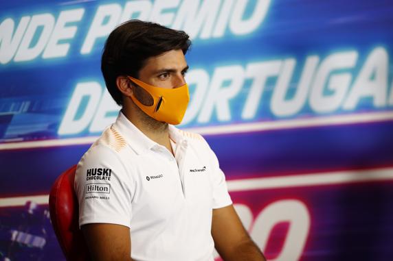 Carlos Sainz, en el GP de Portugal de F1 2020
