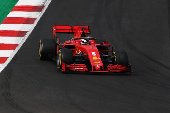 Sebastian Vettel, en el GP de Portugal de F1 2020