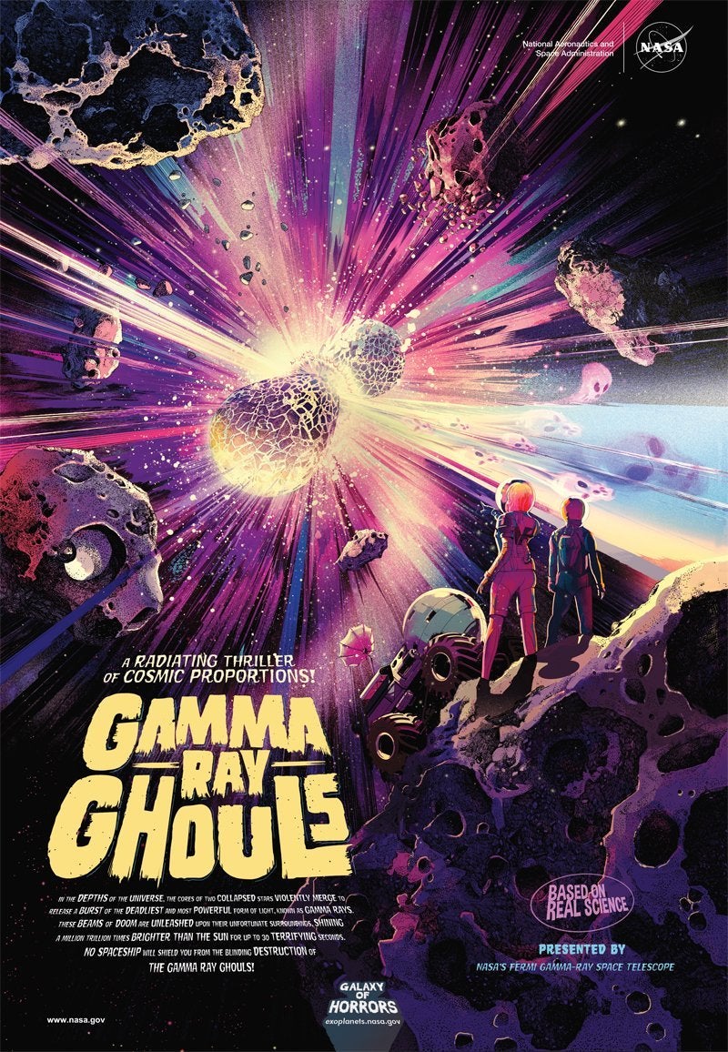 en gamma ray ghouls poster horror