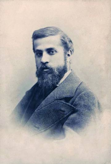 Abtioni Gaudí, fotografiado hacia 1885.