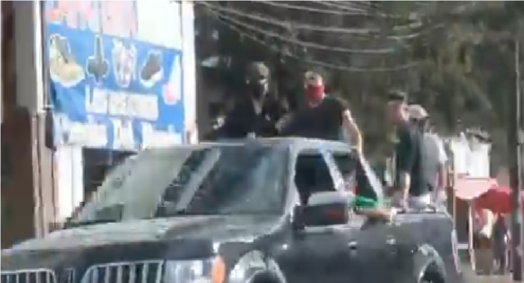 Aparecen hombres encapuchados a bordo de camionetas, en elecciones de Tizayuca, Hidalgo (VIDEO)