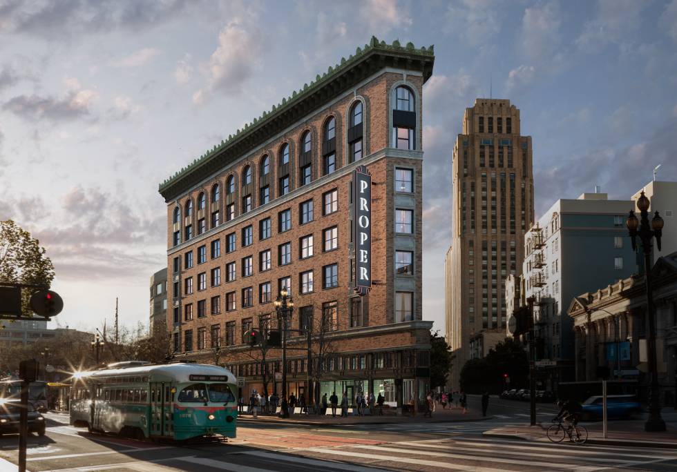 El edificio que acoge el hotel siempre fue conocido como el Flatiron de San Francisco.