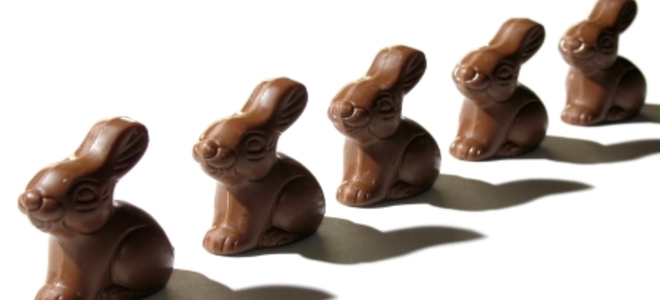 Conejitos de Pascua de chocolate fáciles de hacer