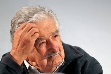 El expresidente de Uruguay José Alberto Mujica, en el coloquio sobre el futuro de los derechos humanos celebrado en el Centro del Carmen de Valencia.