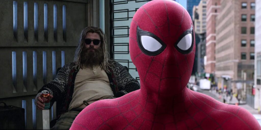 El gordo Thor de Endgame logró el propósito de Spider-Man mejor que él