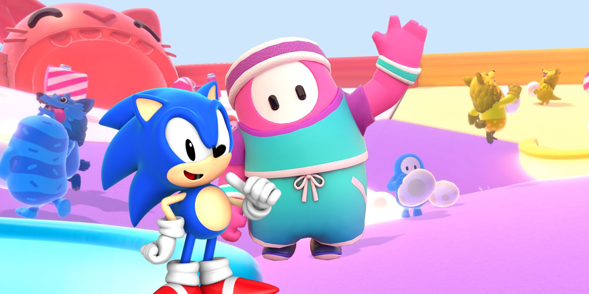 Fall Guys Leak muestra el nuevo disfraz de Sonic the Hedgehog