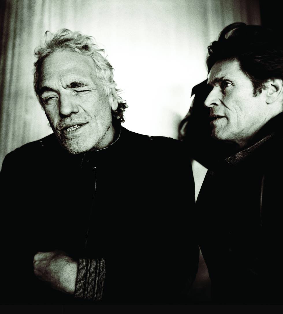 Abel Ferrara con el actor Willem Dafoe, que da vida a una especie de trasunto suyo en 'Tommaso'.