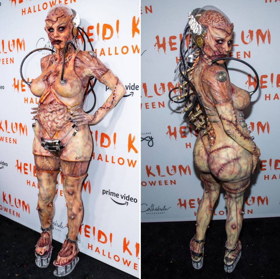 Heidi Klum, en su fiesta de Halloween de 2019.