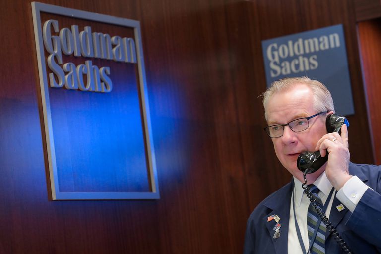 Un 'trader' de Goldman Sachs.