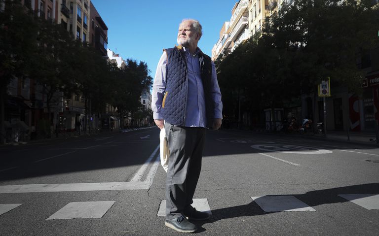 El periodista y ensayista William Chislett, el 12 de octubre en Madrid.