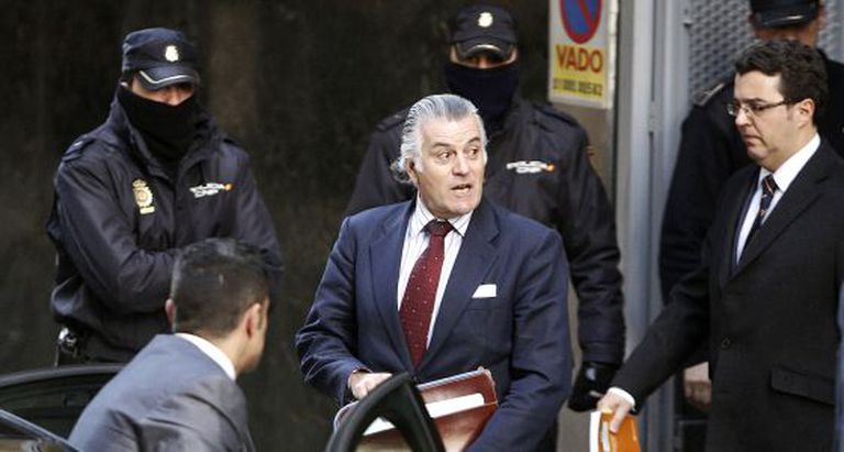 Luis Bárcenas, a su salida de la Audiencia Nacional, en una imagen de archivo.