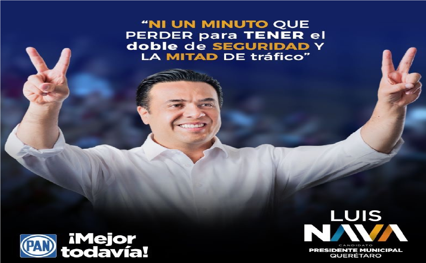 Luis Nava nulos resultados en Movilidad y Seguridad, busca reelegirse como alcalde de Querétaro, ¿le darías otra vez tu voto?