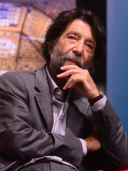 Massimo Cacciari el 24 de septiembre en la presentación de su último libro, 'La obra del espíritu', en Bolonia.
