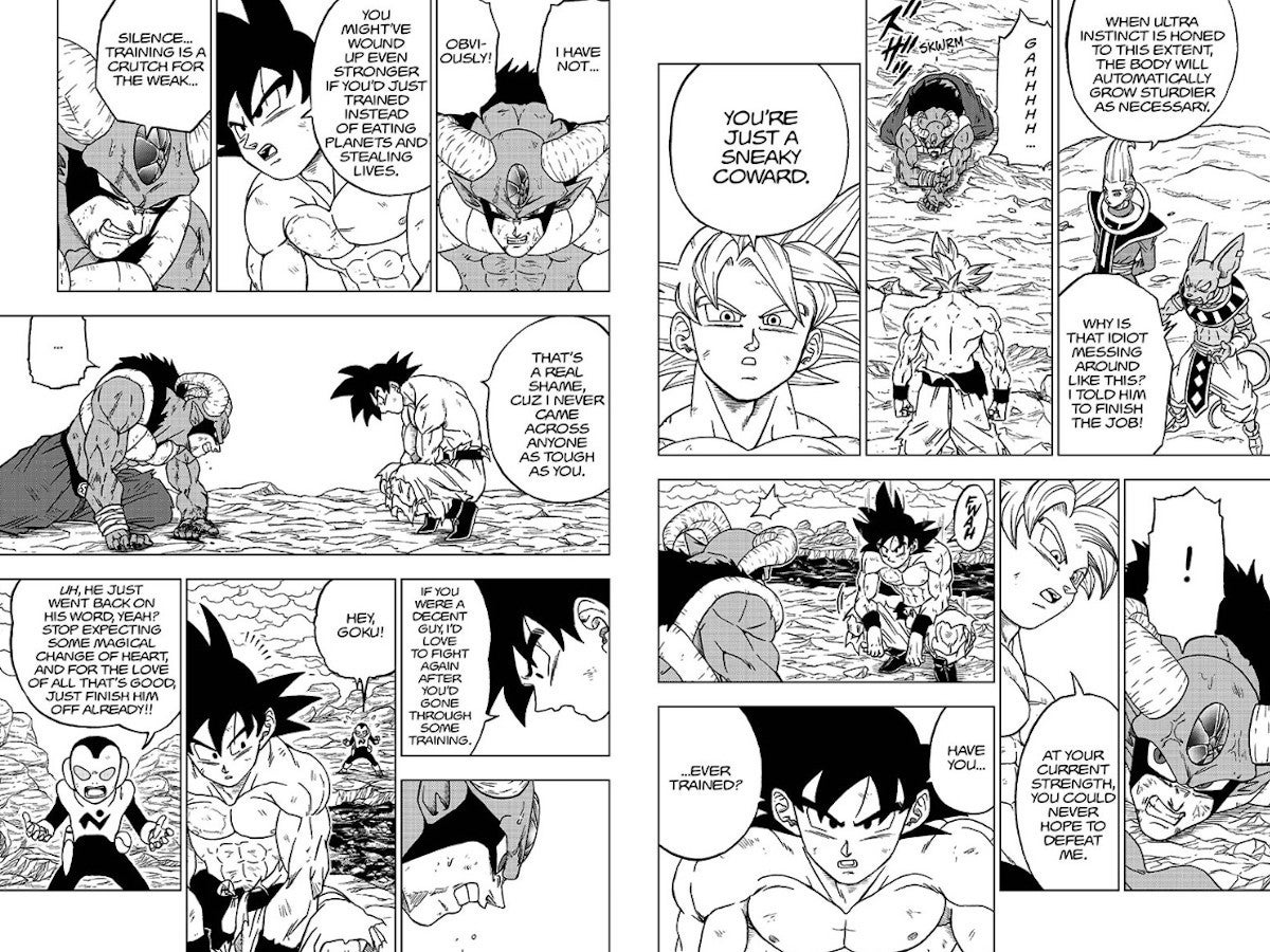 Dragon Ball Super Manga 65 Explicación de los spoilers de Moro Origin Trainingd