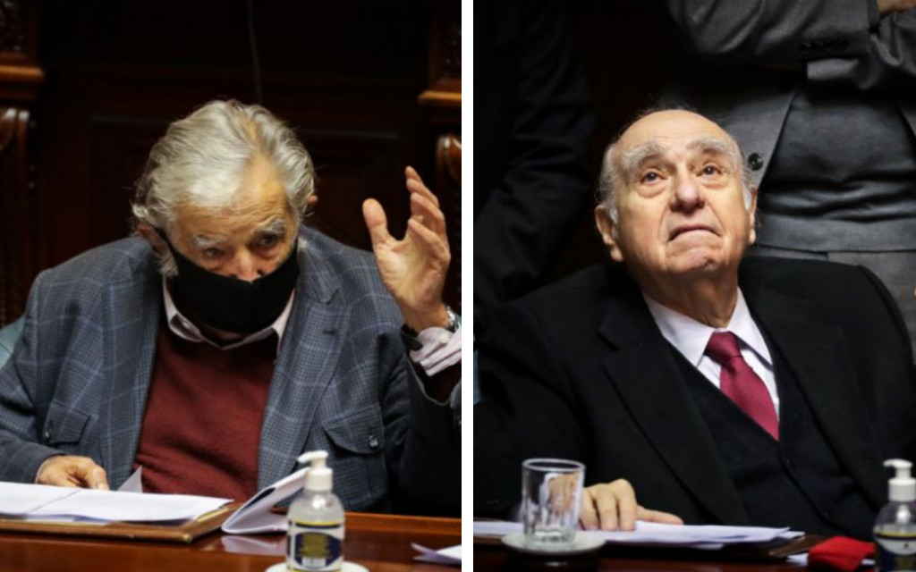 Mujica y Sanguinetti, ex presidentes de Uruguay, abandonan su escaño en el Senado