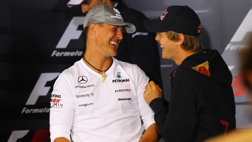 Vettel lo tiene claro: “Schumacher es único e inigualable”