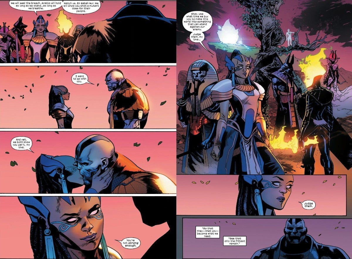 Explicación de la historia de X-Men 13 Spoilers Apocalypse Origin Story Retcon