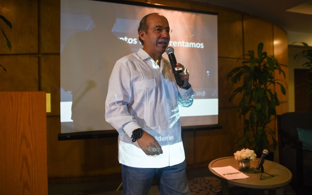 ‘Avanza autoritarismo’, dice Calderón luego de que le negaran registro a México Libre