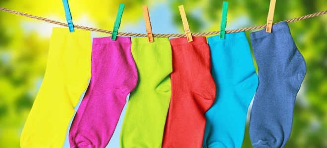 Lavar calcetines en la lavadora