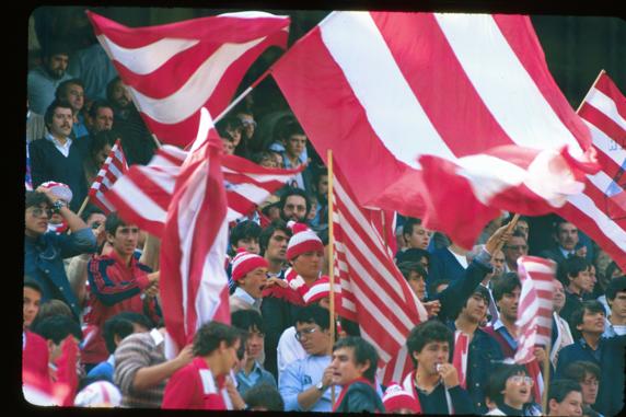 Afición del Atlético en los años 80