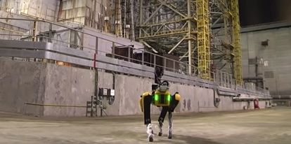 El perro robot consiguió un trabajo en Chernobyl