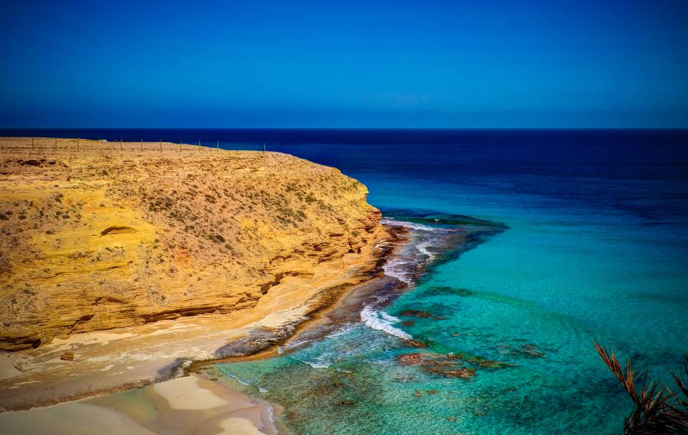 Una playa de Marsa Matruh.