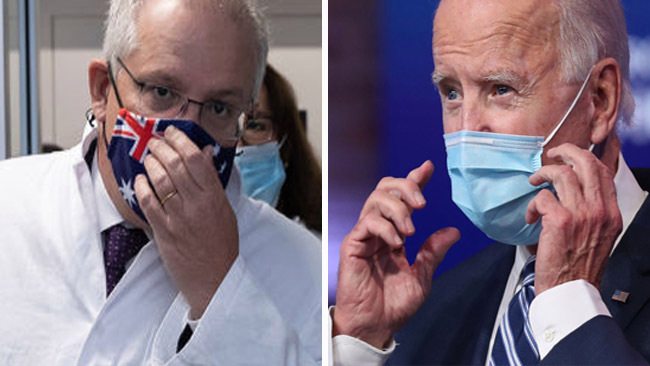 Biden estaría interesado en el éxito de Australia en la lucha contra el coronavirus