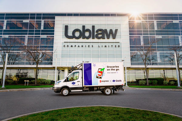 Camiones de caja autónomos de Gatik para transportar alimentos para Loblaw en Canadá