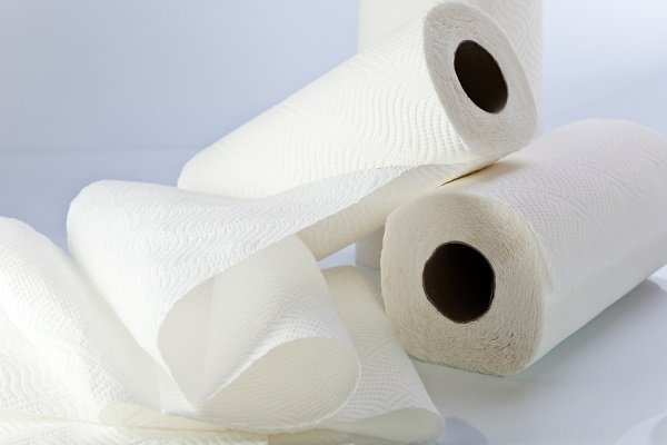 Rollos de toallas de papel