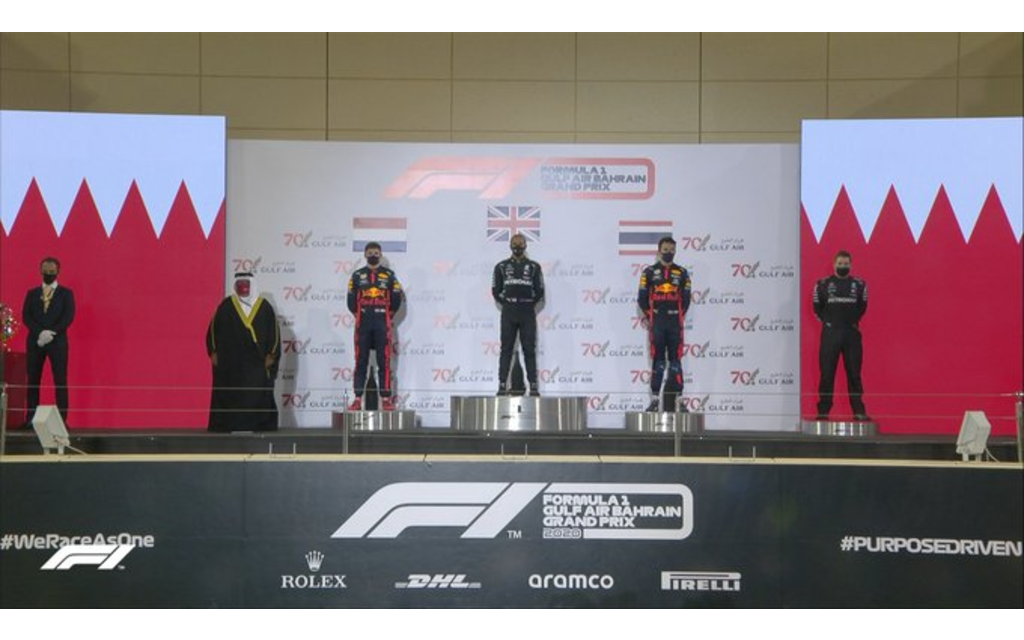 F1: Festejan en el GP de Baréin victoria de Hamilton y milagro de Grosjean | Video